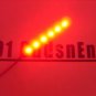 2-4-6-8" 3.7-9V RC LED Night Fly Strips 1S/2S Plug & play 6 colors Nonwaterproof