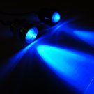 Blue RC 10mm LEDs Lights w/ holders RX plug & play Truck Car Quadcopter 3.7-12V