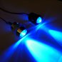 Blue RC 10mm LEDs Lights w/ holders RX plug & play Truck Car Quadcopter 3.7-12V