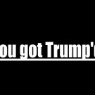 2x Donald Trump "You got Trump'd"  Vinyl window Decal Sticker Wall Bumper Window