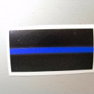 Reflective  Thin blue line  Vinyl window Decal Toolbox Truck Window LEO support