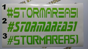 Storm Area 51 Decal Sticker UFO Aliens Green men Sci Fi technology Area 51 swag