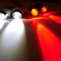 RC 10mm Red and White LED Headlights Tails Lights/holders LEDs Truck Car UFO