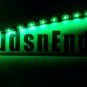 Green Waterproof Black PCB 3528 LED Light Strips with Wires Self Stick 12"-48"