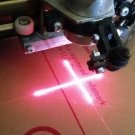 CO2 Laser Air assist and Laser cross Holder 10-12mm OD Size 40W blue-white