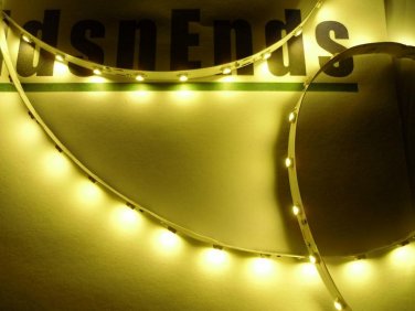 Warm White  LED Light Strips w/ Wires Self Stick 12" 24" 36" Home decor accent