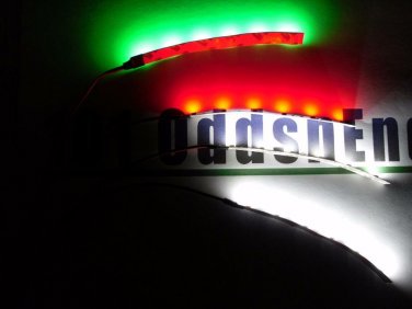 RC Quadcopter LED Strip Plug and play Kit 4" Red White Green Navigation JR servo
