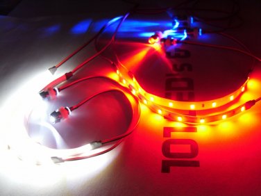 Tarot 680 Pro Hexacopter Plug and Play Night Flying LED Kit 10pc. Red/White/Blue