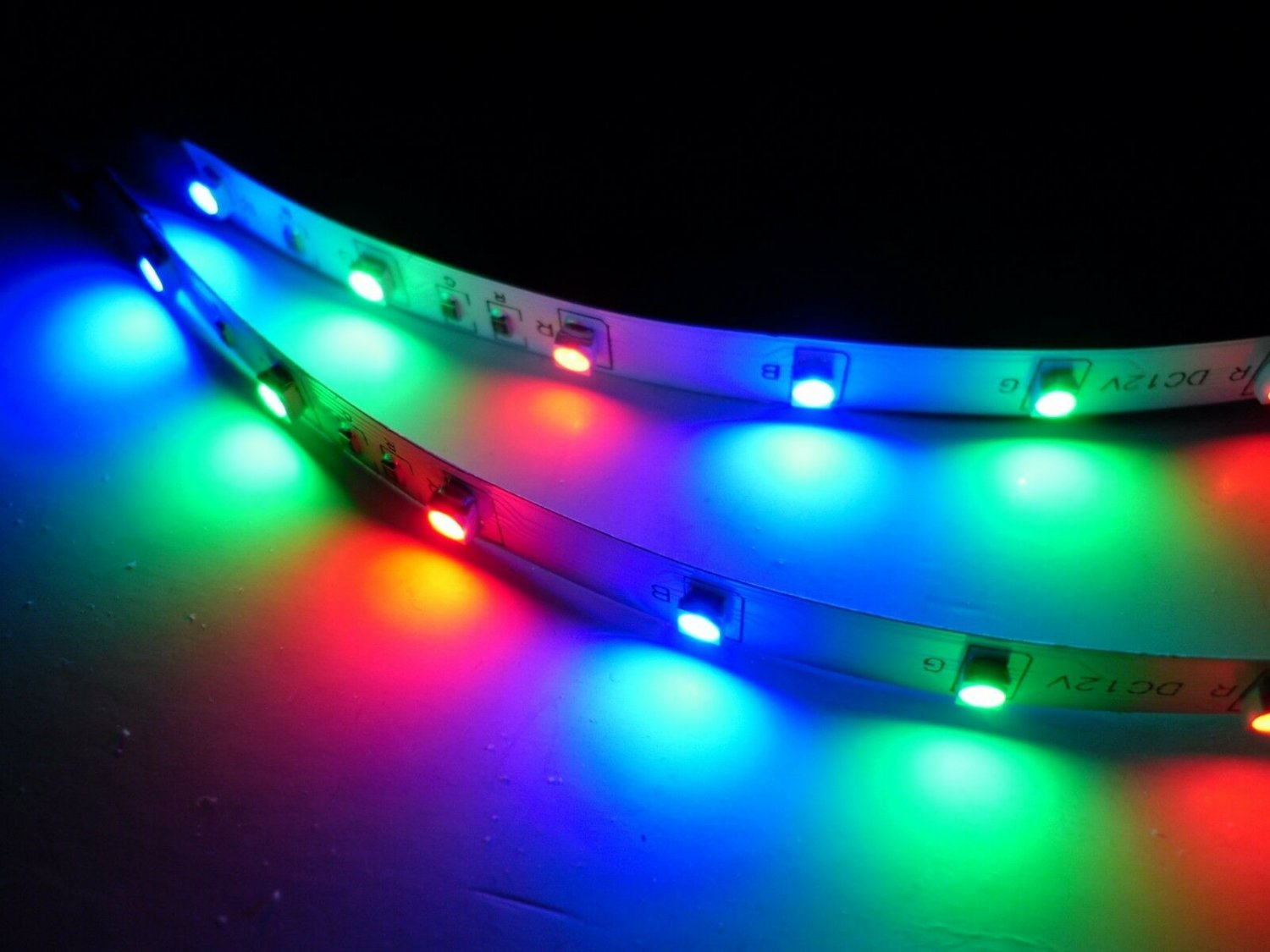 RC RGB Underbody 3528 LED Strip Lights Superbright FPV Quadcopter Semi Boat