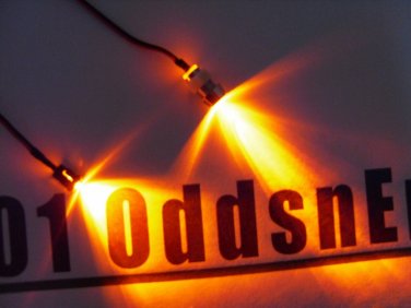 3mm Yellow RC LEDs turn/tail Lights with holders RX plug & play Truck Car Buggy