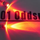 Red RC 10mm LEDs Lights w/ holders RX plug & play Truck Car Quadcopter 3.7-12V