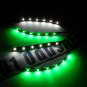 RC Green & White Underbody Black pcb LED Light strip Glow Car Truck Quadcopter 4