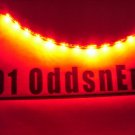 Red Traxxas HPI Aarma Axial RC LED Strip Waterproof Superbright 8" BPCB JST Pnp