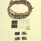 Twisted Servo wire 22awg 1M W/ Futaba connectors Quadcopter  Helicopter Plane