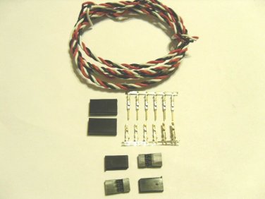 Twisted Servo wire 22awg 1M W/ Futaba connectors Quadcopter  Helicopter Plane