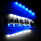 RC Blue & White Underbody Black pcb LED Light strip Glow Car Truck Quadcopter 4x