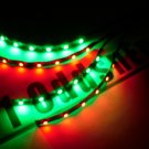 RC Green & Red Underbody Black pcb LED Light strip Glow Car Truck Quadcopter 4x