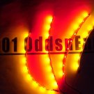 Red/Yellow Underglow LED Strip Lights Superbright FPV RC Quadcopter 6" Nav