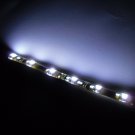 4" White Computer Case LED 3528 Strip Self Stick for PC PS 360 Gaming TV stand