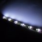 4" White Computer Case LED 3528 Strip Self Stick for PC PS 360 Gaming TV stand