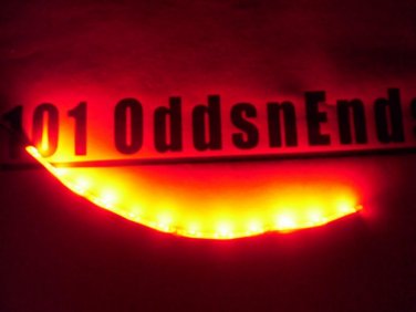 RC Waterproof Superbright Red LED Strips Night Flying 8" WPCB Quadcopter JST