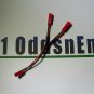 JST Y Parallel Connector 2 Female 1 male Plane Quad 20awg Silicone wire LED's