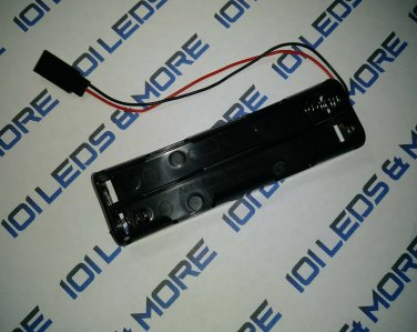 RC 4AA Battery Holder Box with Futaba Connector Receiver RX Plane Truck Car Quad