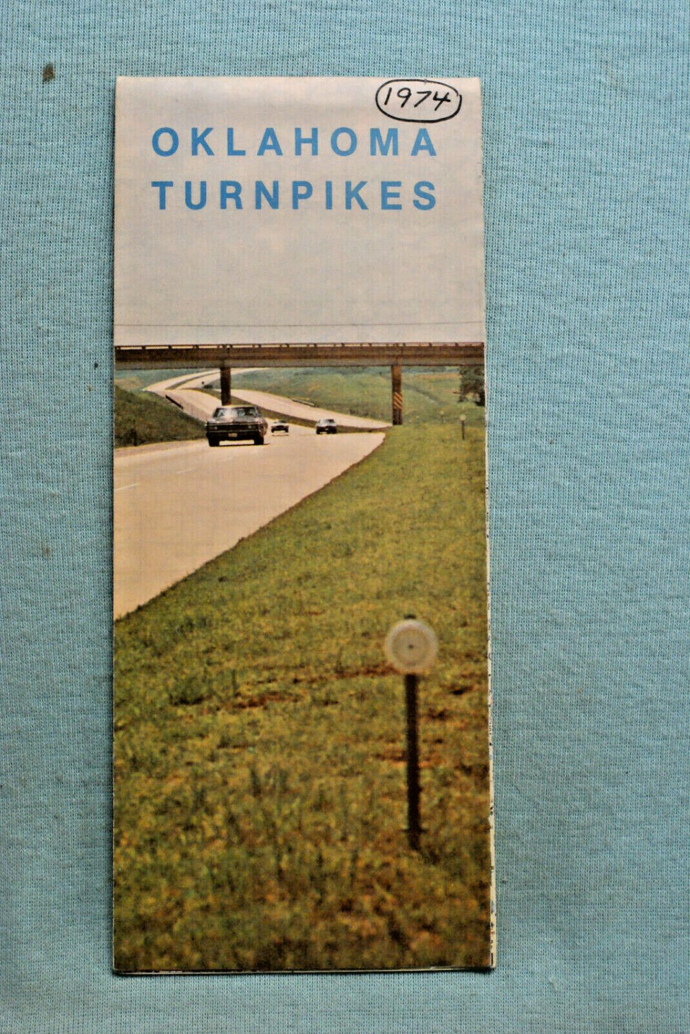 Oaklahoma Turnpikes Map - 1974