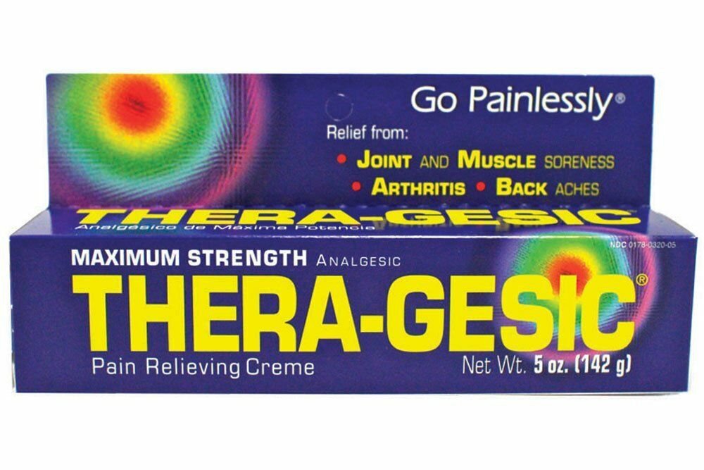 TheraGesic Pain Relieving Creme arthritis back aches joint muscle