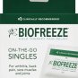 Biofreeze Cold Pain Relief On-the-Go Singles, 16 Little Gel Packets X 3ML