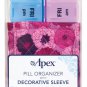 Apex Pill Organizer with Decorative Sleeve (AM/PM) #70110 Color Varies