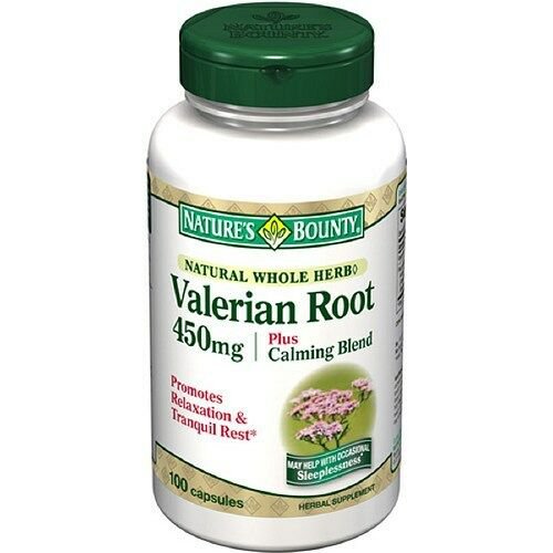 Nature Bounty Valerian Root 450mg Cap 100ct