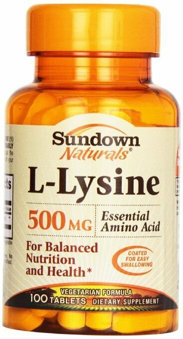 Sundown L-lysine 500mg Tablet 100ct