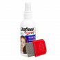 Licefreee Spray, Instant Head Lice Treatment Spray Bottle With Metal Comb, 6-Oz
