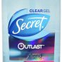 Secret Outlast Protecting Powder Scent Women's Clear Gel Deodorant 2.6 Oz