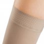 Mediven Comfort 15-20 mmHg Ebony OPEN Toe Thigh Highs W Silicone Beaded Top Band