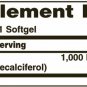 Nature's Bounty Vitamin D-1000 IU Rapid Release Softgels 250 ea