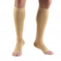 Truform 20-30 Compression Knee High Open Toe Stockings 865 Beige