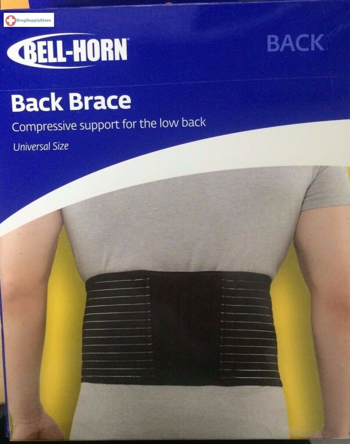 Bell-Horn Back Support Brace, One Size Fits Most