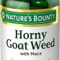 Nature's Bounty Horny Goat Weed with Maca 60 Capsules, Exotic Herbal Formula