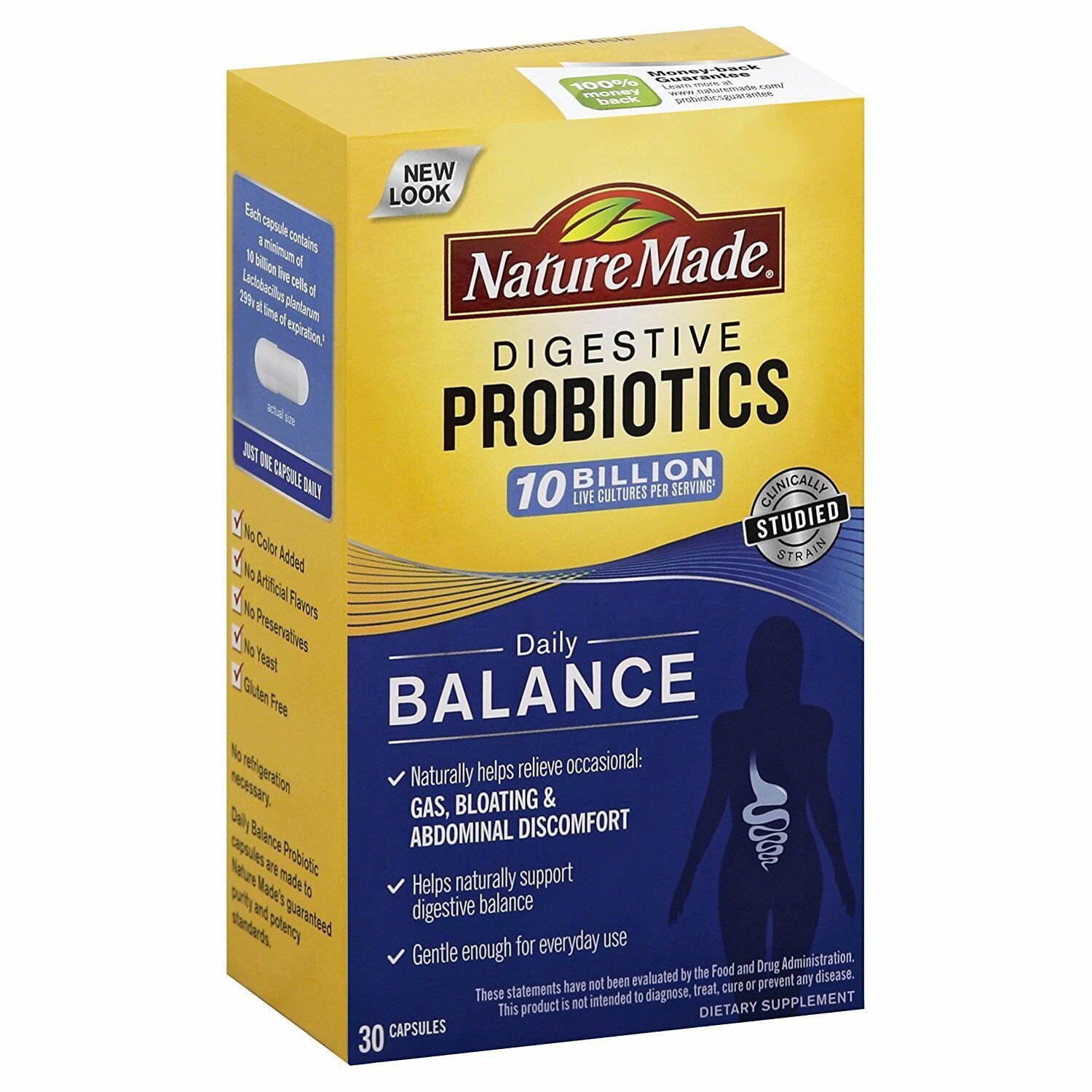 Nature Made Daily Balance Digestive Probiotic 30 Count