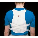 Posture Corrector, One Size Fits Most, White Cotton Canvas