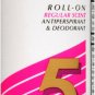 5 Day Antiperspirant Deodorant Roll-On Regular Scent 2.5 Oz