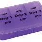Apex Weekend AM/PM Multi Pack, Secure 3 day pill container #:70055 Color Varys