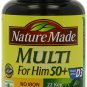 Nature Made Multi for Him 50+ Multiple Vitamin and Mineral Supplement 90 Tablets