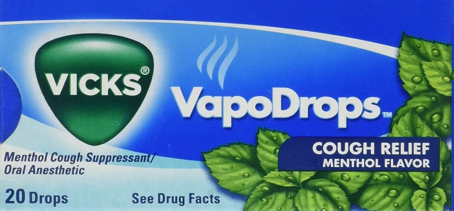 Vicks VapoDrops Menthol 20ct 3 packs