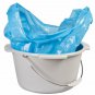Carex Commode Liner 7 with Ultra Absorbent Powder which reduces splashing & odor