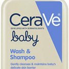 CeraVe Baby Wash and Shampoo 8 oz with Essential Ceramides and Vitamins for Gent