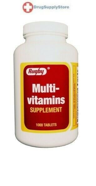 Rugby Multi Vitamins Supplements 1000 Tablets