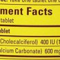 Nature Made Calcium with Vitamin D 600mg Bone-strengthening Tablets 60 Counts